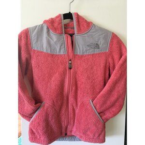 The North Face Zip Up Jacket Fleece Girls M/M_Mauve